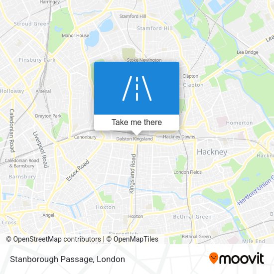 Stanborough Passage map