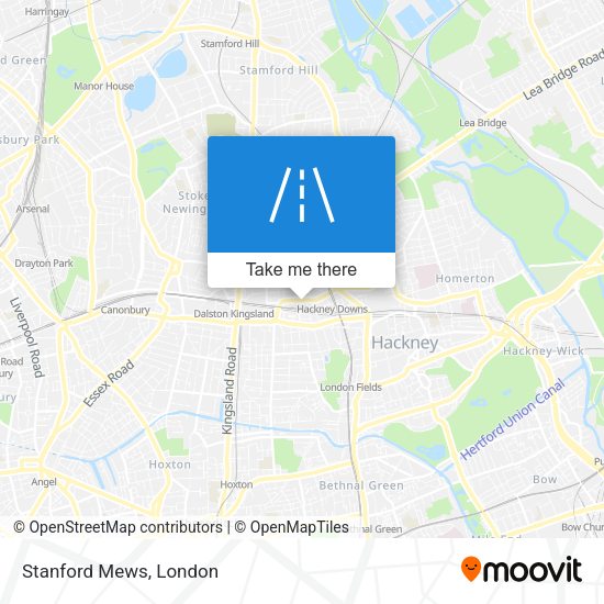 Stanford Mews map