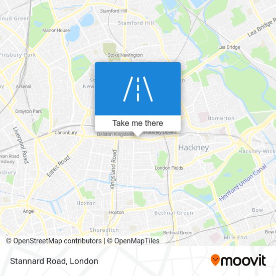 Stannard Road map