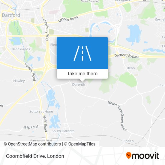 Coombfield Drive map