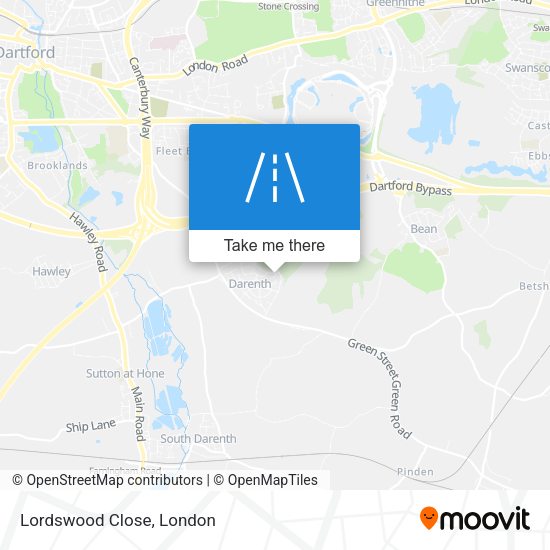 Lordswood Close map