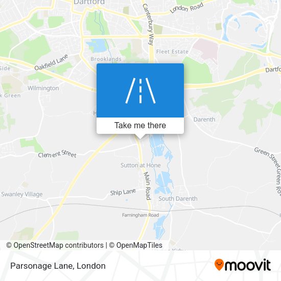 Parsonage Lane map