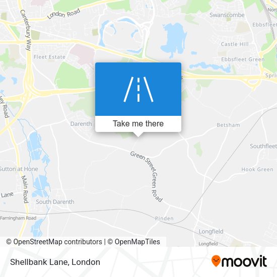 Shellbank Lane map
