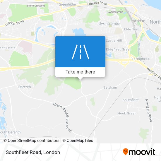 Southfleet Road map