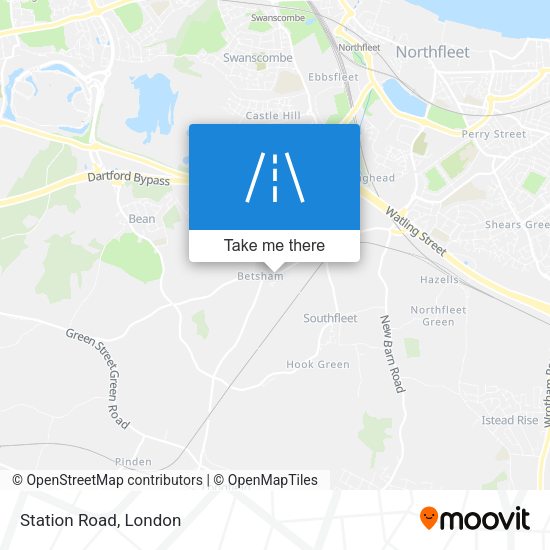 Station Road map