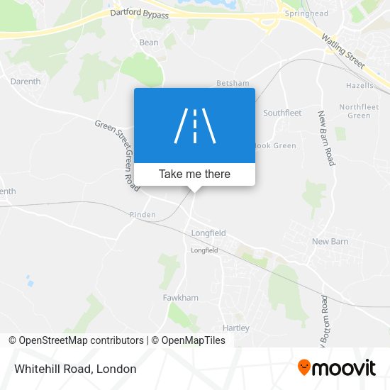 Whitehill Road map
