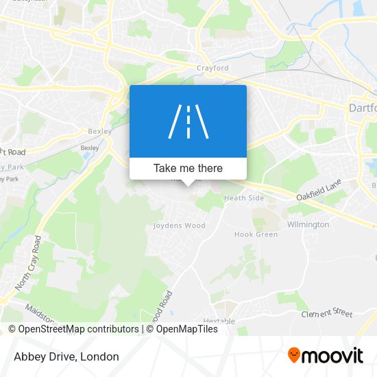 Abbey Drive map