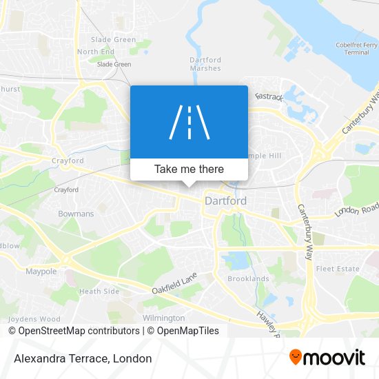 Alexandra Terrace map