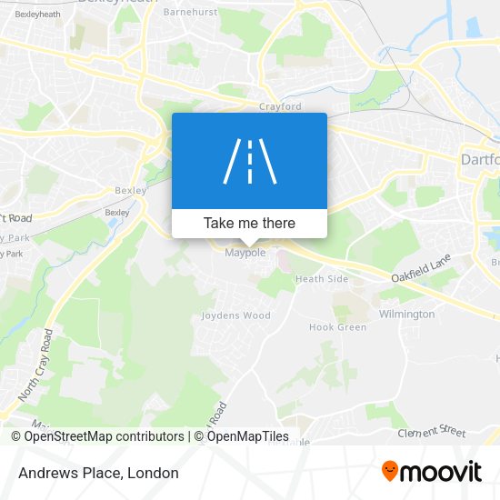 Andrews Place map