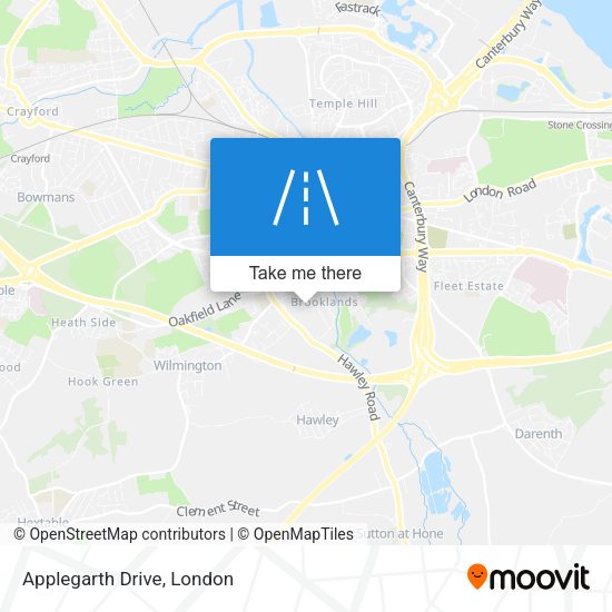 Applegarth Drive map