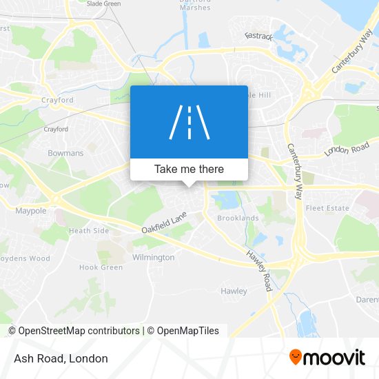 Ash Road map