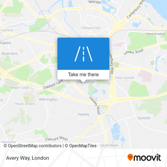 Avery Way map