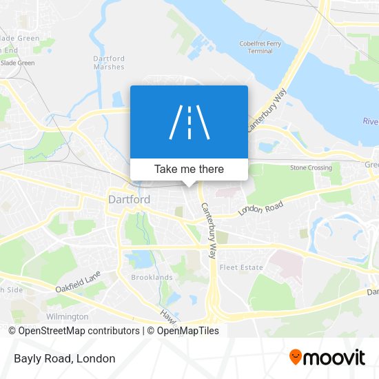 Bayly Road map