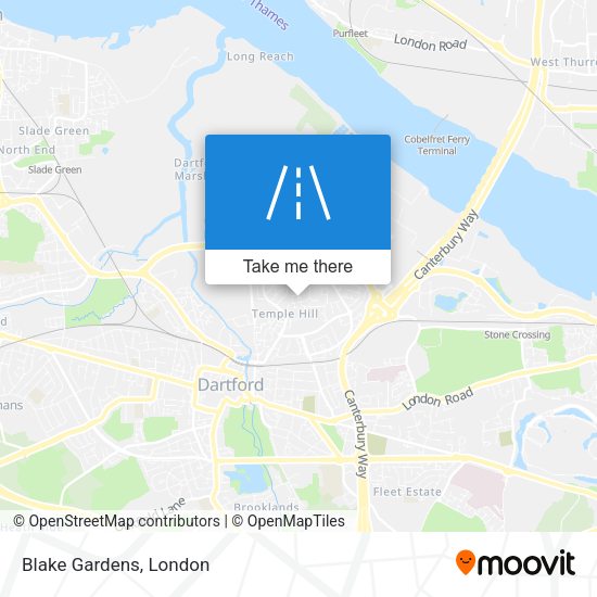 Blake Gardens map