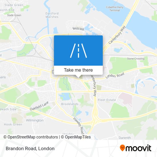 Brandon Road map