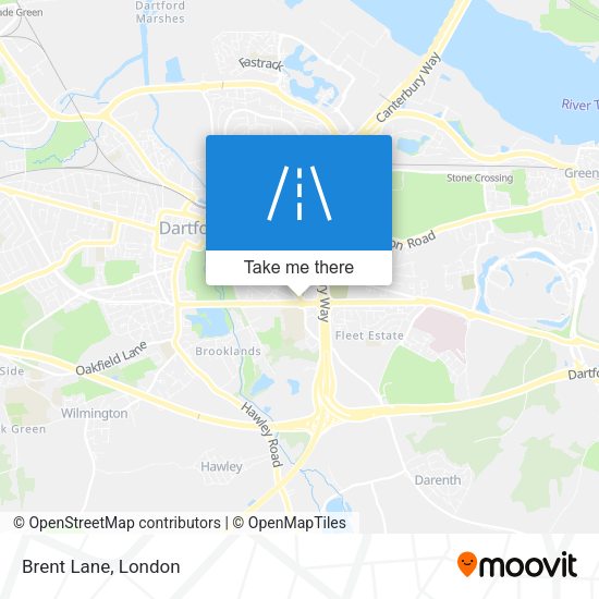 Brent Lane map