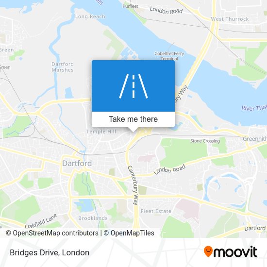 Bridges Drive map