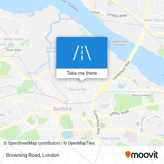 Browning Road map
