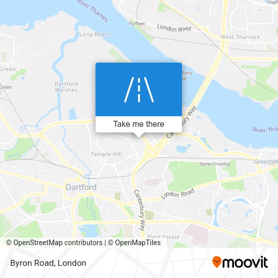 Byron Road map