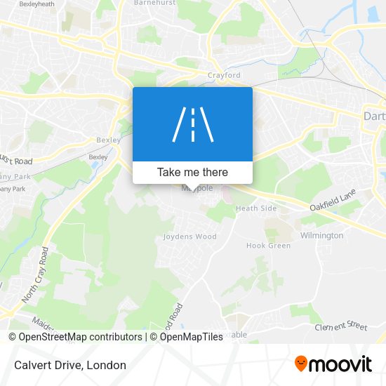 Calvert Drive map