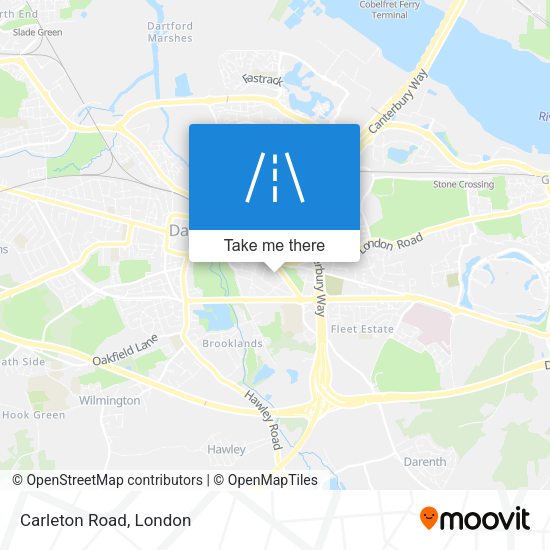 Carleton Road map