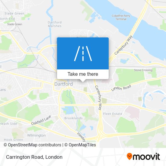 Carrington Road map