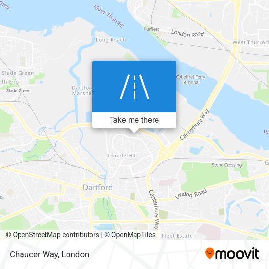 Chaucer Way map