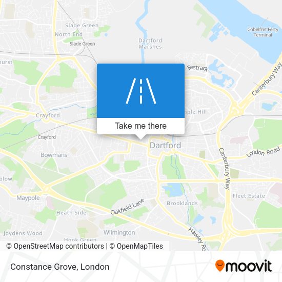 Constance Grove map