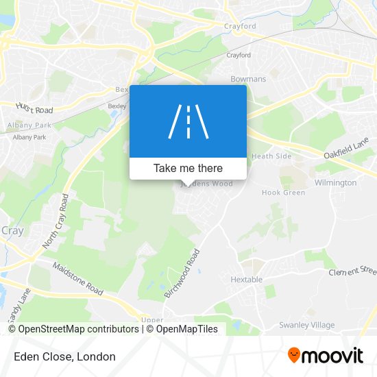 Eden Close map