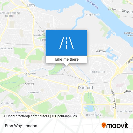 Eton Way map