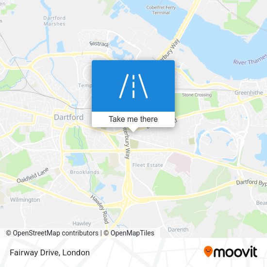 Fairway Drive map