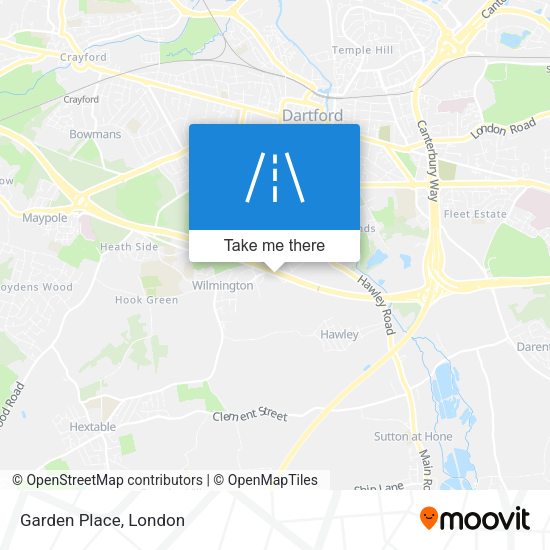 Garden Place map