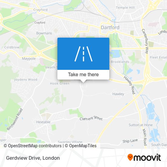 Gerdview Drive map