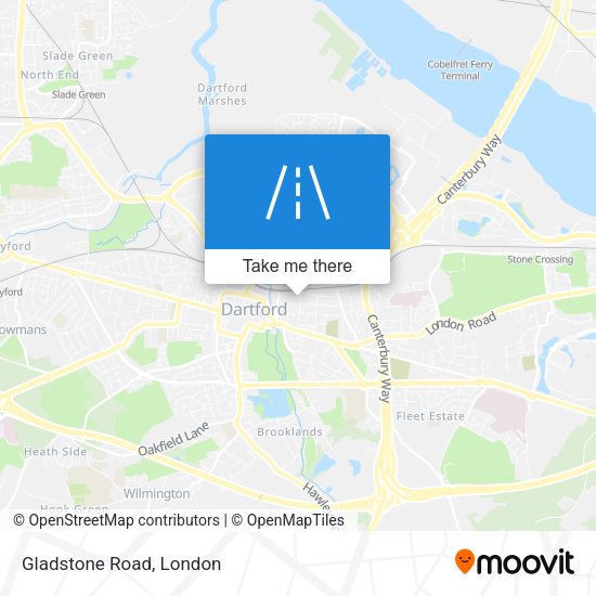 Gladstone Road map