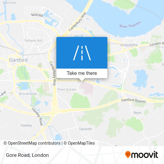 Gore Road map