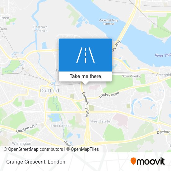 Grange Crescent map