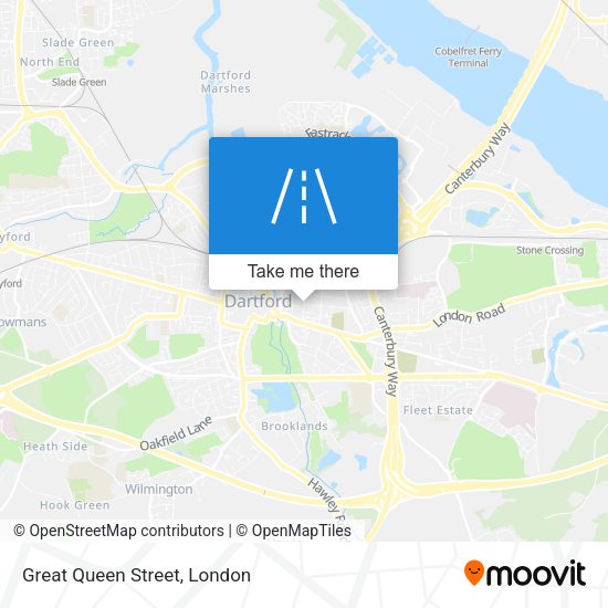 Great Queen Street map
