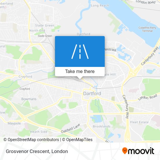 Grosvenor Crescent map