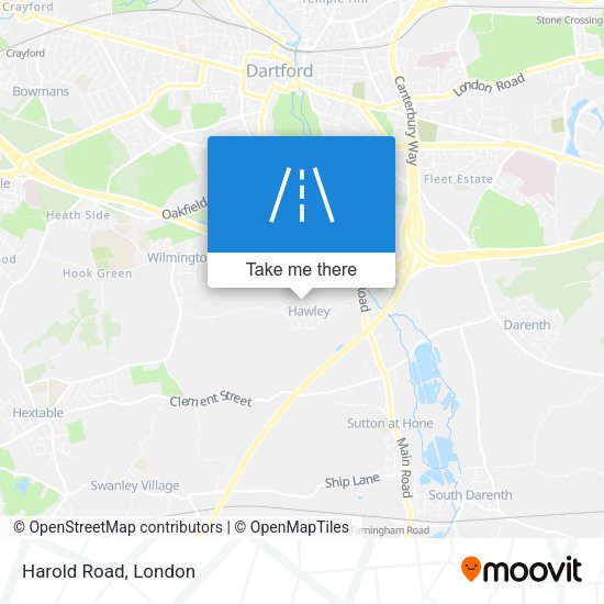 Harold Road map
