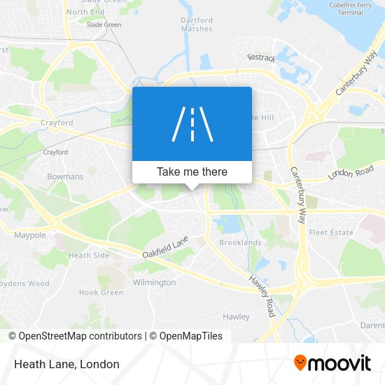 Heath Lane map