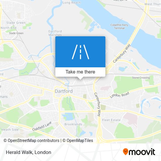 Herald Walk map