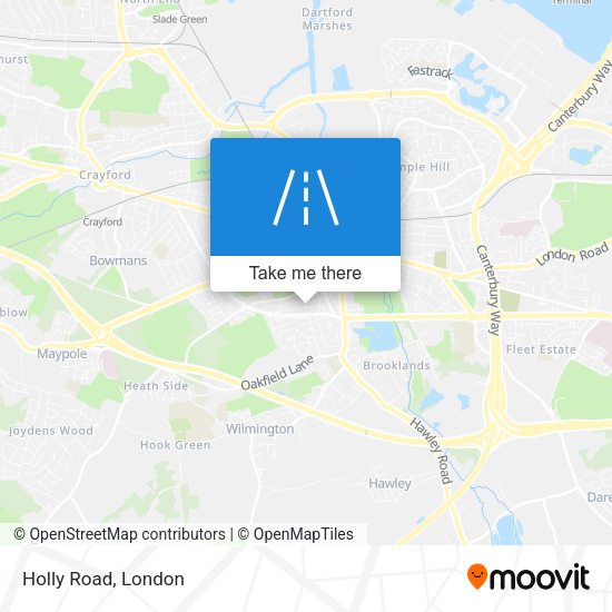 Holly Road map