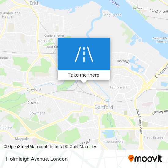 Holmleigh Avenue map