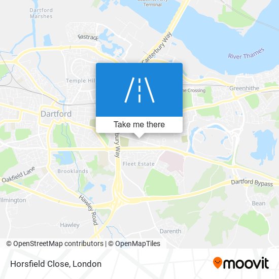 Horsfield Close map