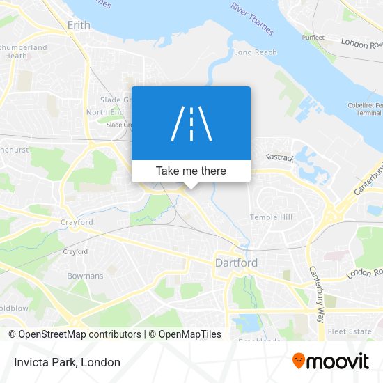 Invicta Park map