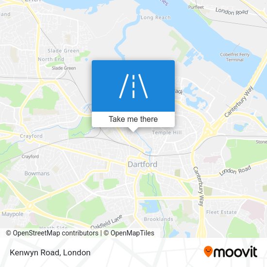 Kenwyn Road map