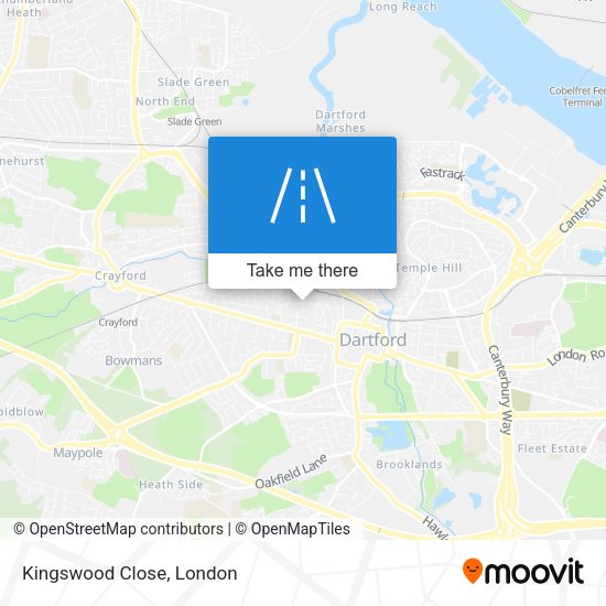 Kingswood Close map