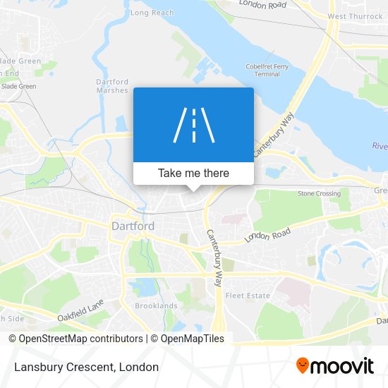 Lansbury Crescent map