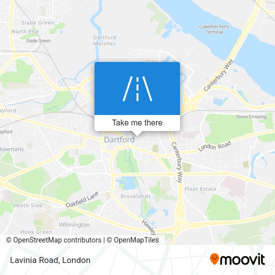 Lavinia Road map
