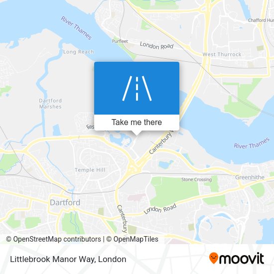 Littlebrook Manor Way map